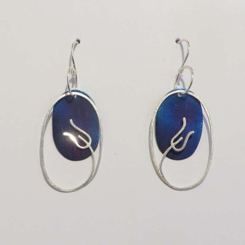 Flower Stem Earrings